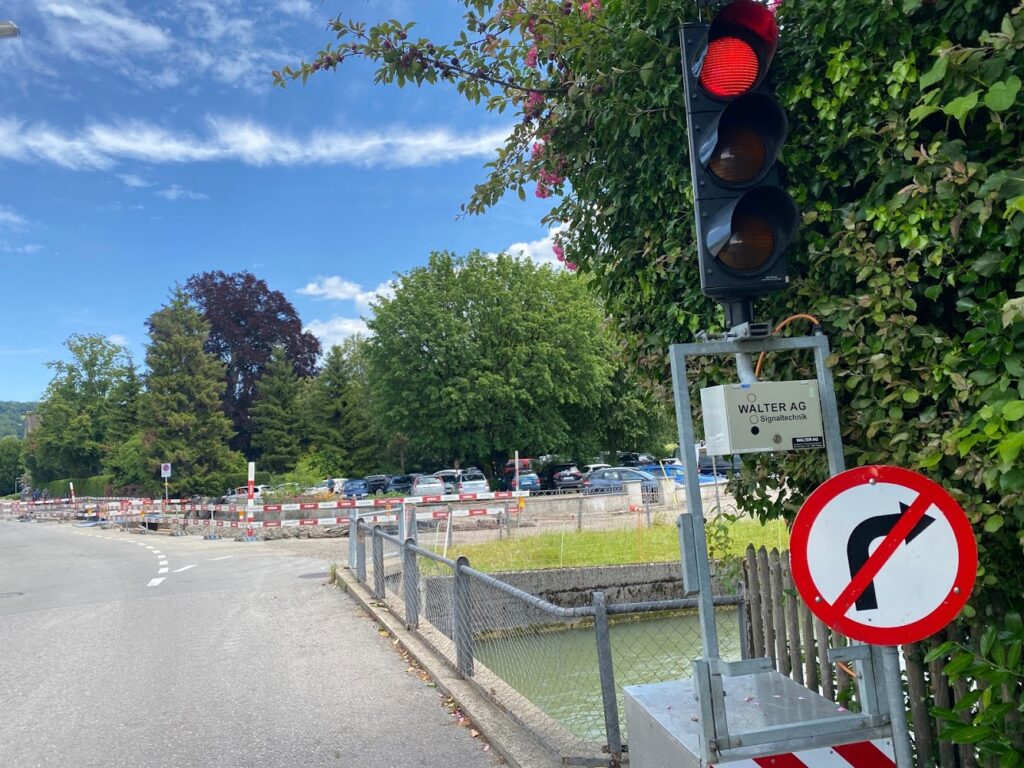 Komplettsperrung Johanna-Meyerhans-Strasse Weinfelden sperrung