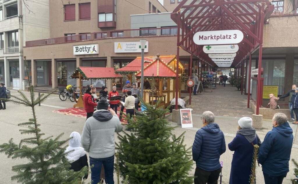 the singers marktplatz Weinfelden Dezember 2021 wyfelder