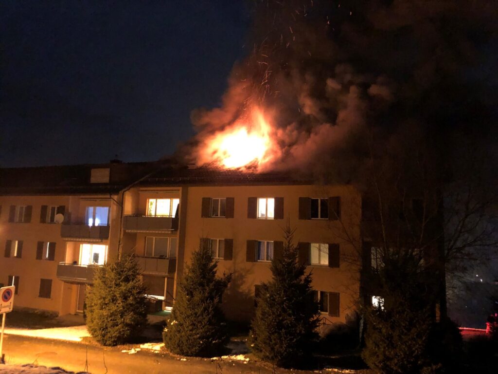 Beim Brand wurde niemand verletzt. (Bild: Kantonspolizei Thurgau)