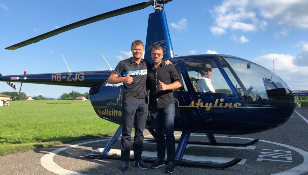 Säntis Claasic Helikopterflug 2022 wyfelder weinfelden