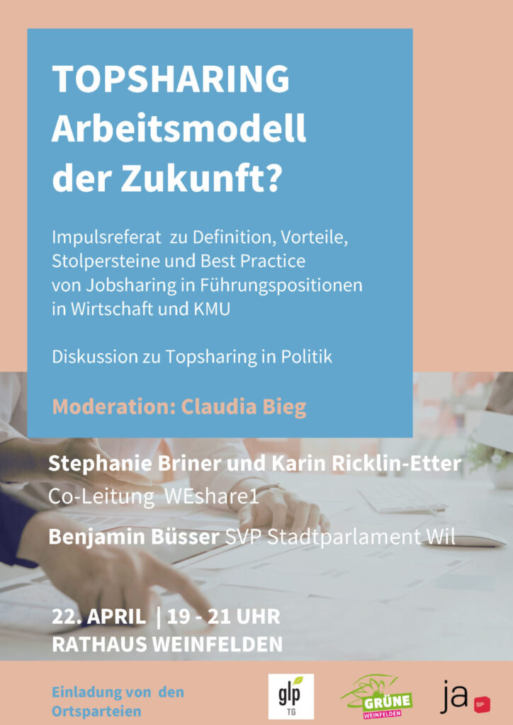 Ist Topsharing das Arbeitsmodell der ZukunftWeinfelden