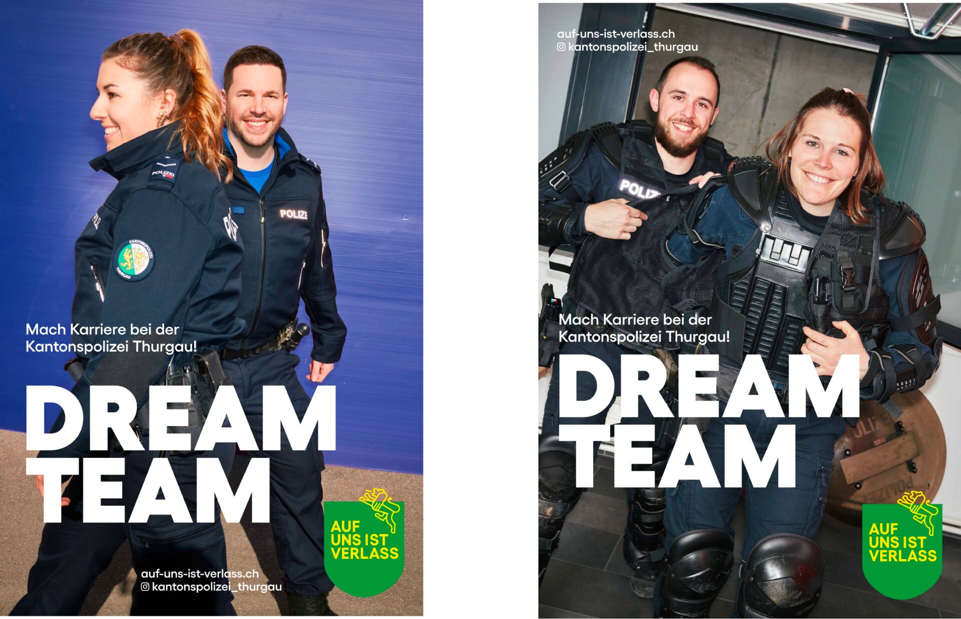 polizei dream team ausbildung thurgau