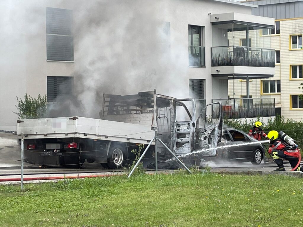 Beim Brand wurde niemand verletzt. (Bild: Kantonspolizei Thurgau)