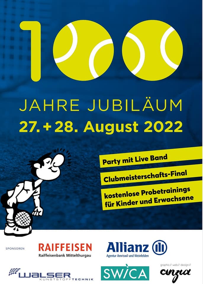 100 jahre tennisclub bürglen 2022 wyfelder weinfelden