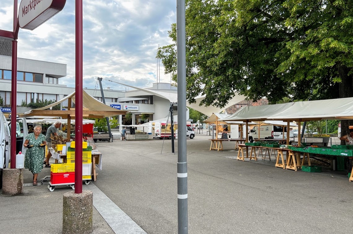 Wochenmarkt weinfelden sommer 2022 August 01