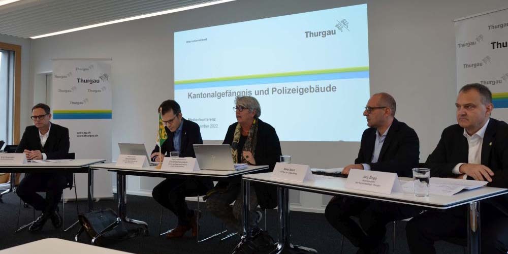 Sie stellten die Pläne für das Kantonalgefängnis und die Polizeigebäude vor