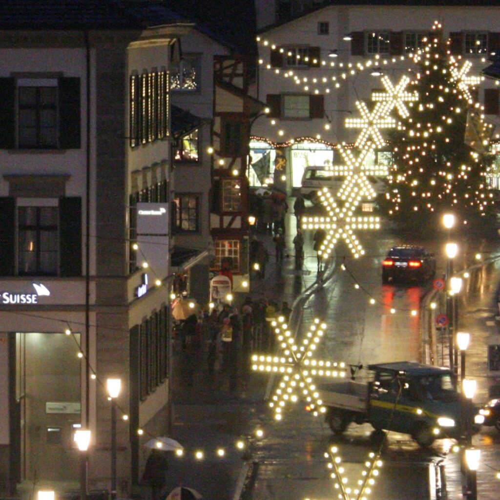 weihnachtsbeleuchtung weinfelden fotos martin sax wyfelder lokal informiert