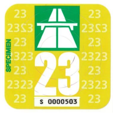 Autobahnvignette 2023