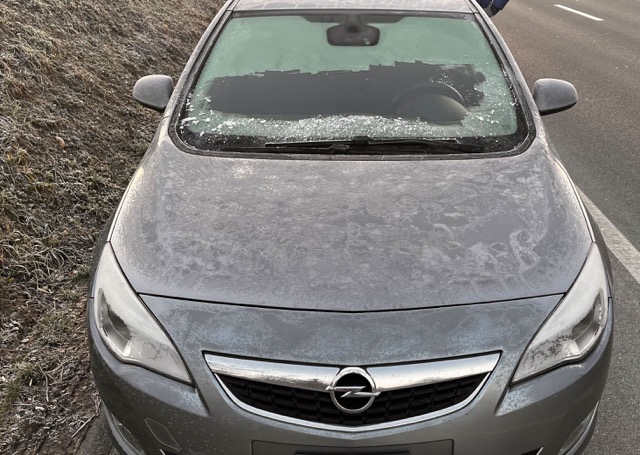 Die Sicht bei den kontrollierten Fahrzeugen war teilweise sehr stark eingeschränkt. (Bilder: Kantonspolizei Thurgau7