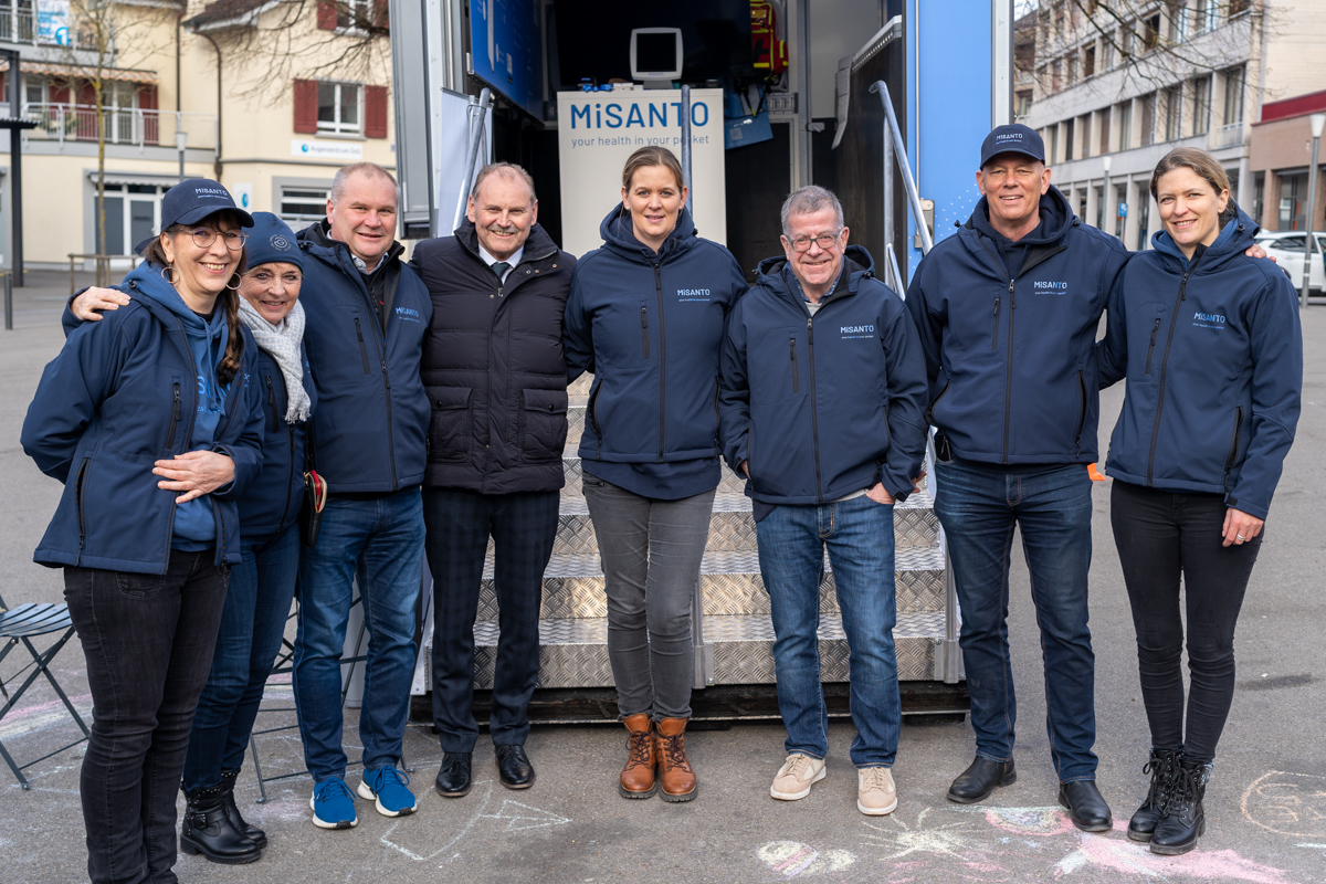 Pilotprojekt war die Road-Show 2023 heute auf dem Marktplatz in Weinfelden zu Besuch DAK01257