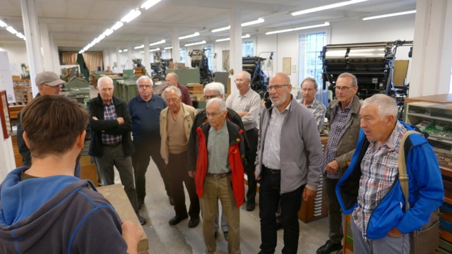 Turnveteranen-Ausflug ins Typorama, Bischofszell