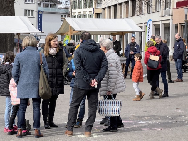 interpartei parlamentswahlen 2023 markplatz Weinfelden 18. Februar 2023 7