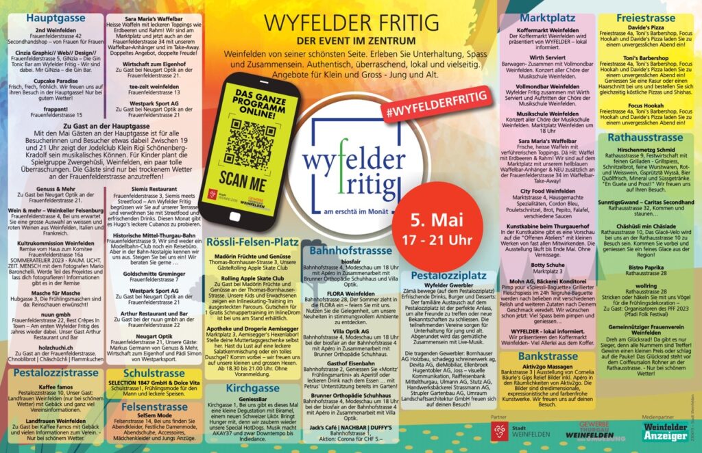 Wyfelder Fritig Mai Stadt weinfelden 2023web