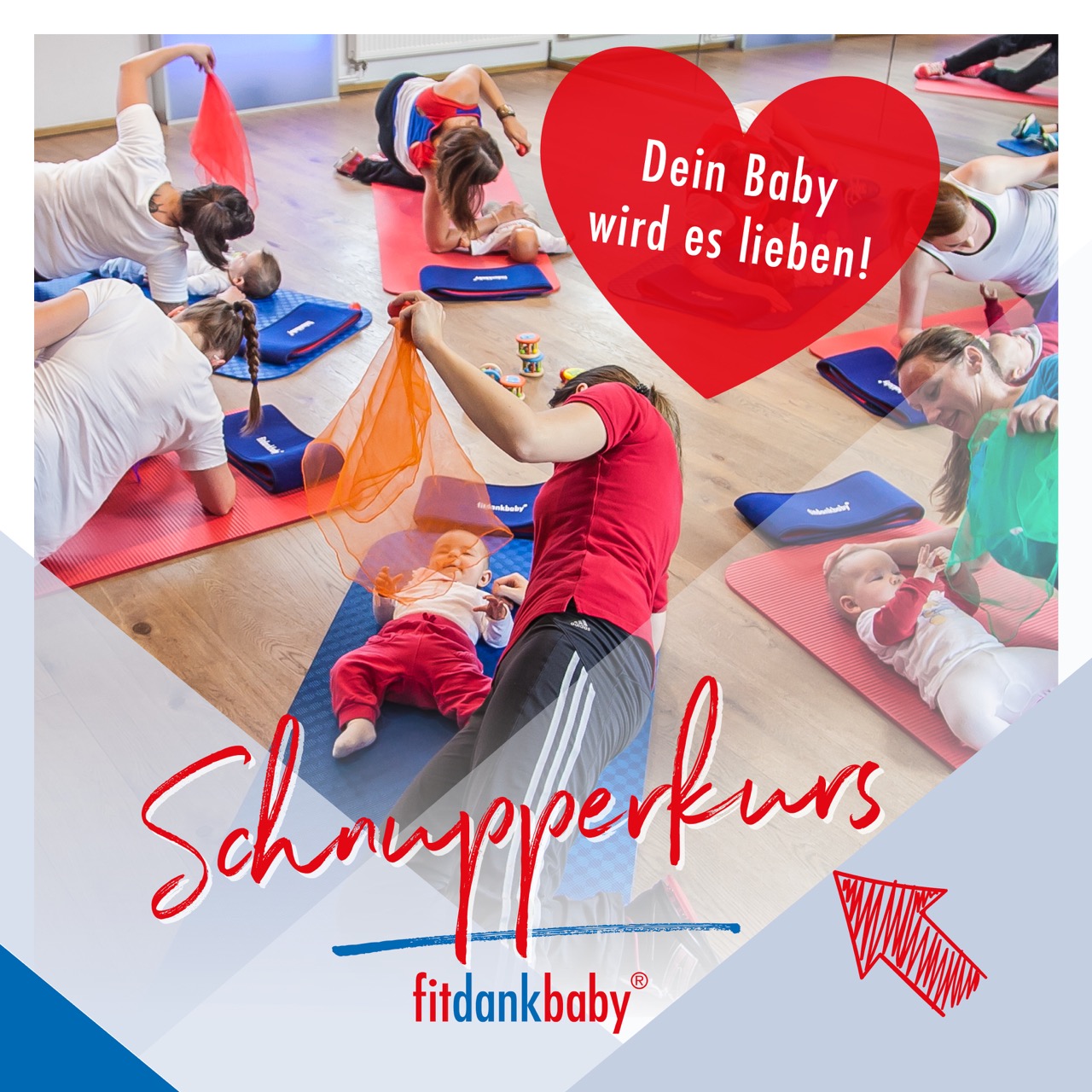 Kostenlose Schnupperstunde für das fitdankbaby Konzept bürglen
