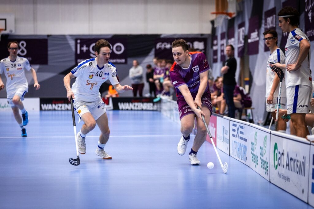 14.01.2024 - Weinfelden; Unihockey Meisterschaftsspiel Lidl Unihockey Prime League Lidl Unihockey Prime League: Floorball Thurgau - Zug United, (Silvan Hänsch/ Floorball Thurgau) floorball-thurgau.ch
