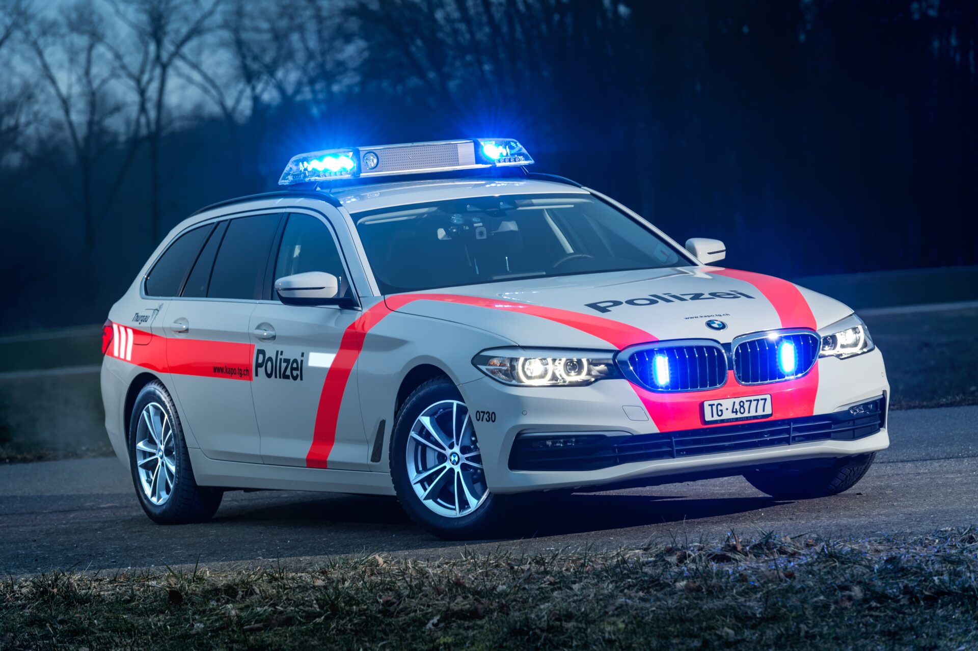 Einsatzfahrzeug Polizei Kantonspolizei Thurgau