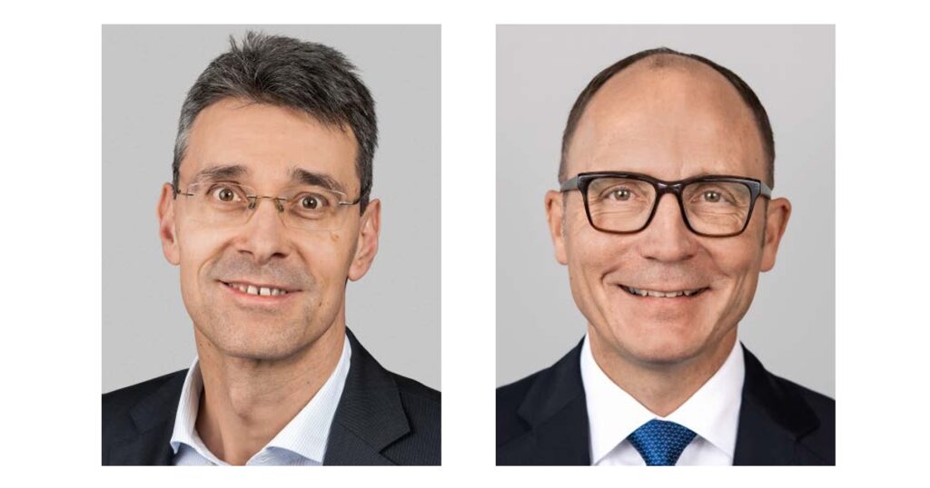 Roman Brunner, Präsident des Bankrates Thomas Koller, Vorsitzender der Geschäftsleitung-