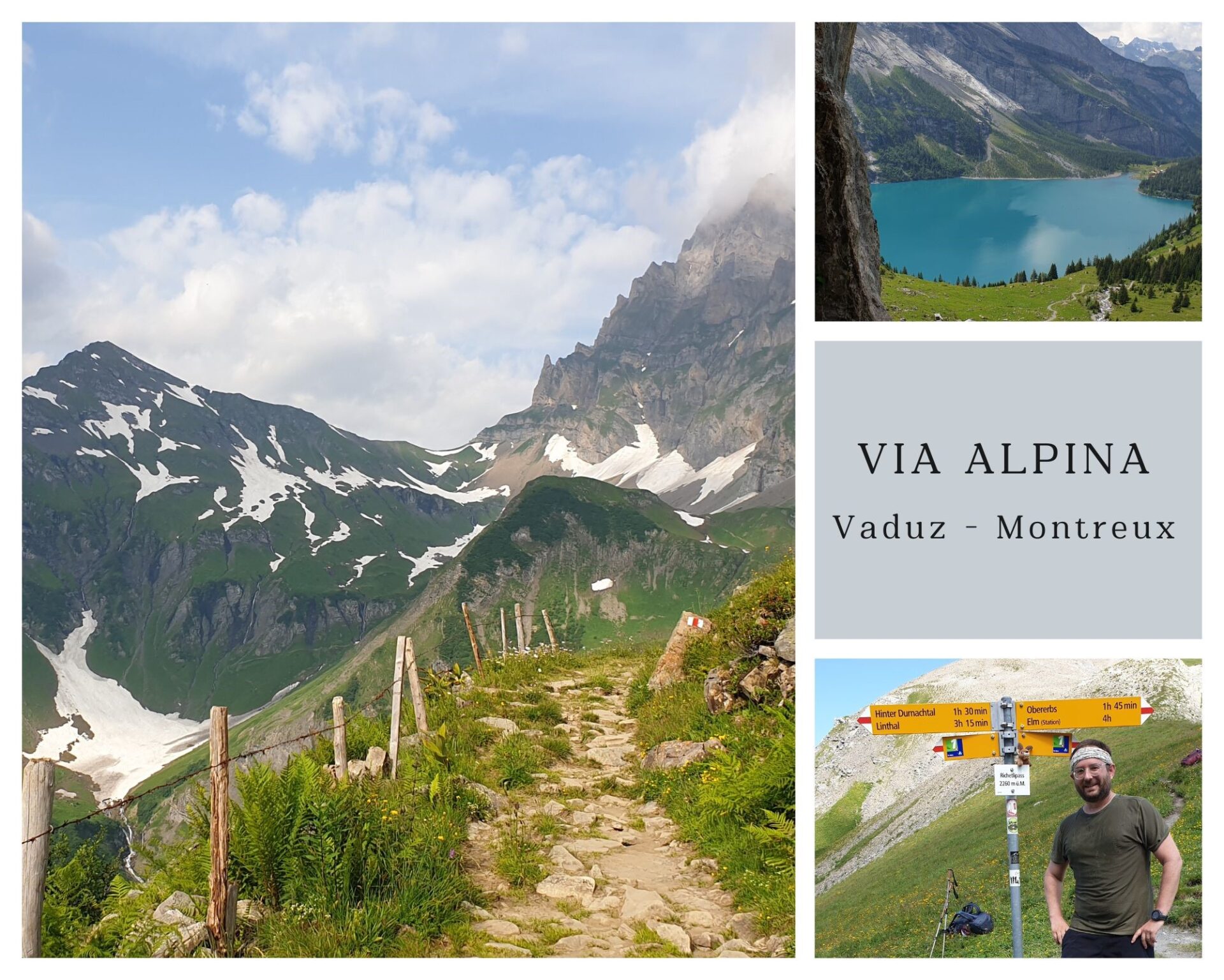 Via alpina Mit Andi Battaglia auf der Via Alpina von Vaduz nach Montreux