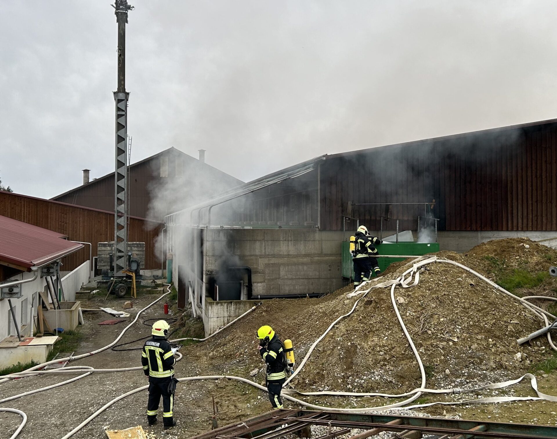 Beim Brand wurden keine Personen verletzt. (Bild: Kantonspolizei Thurgau)