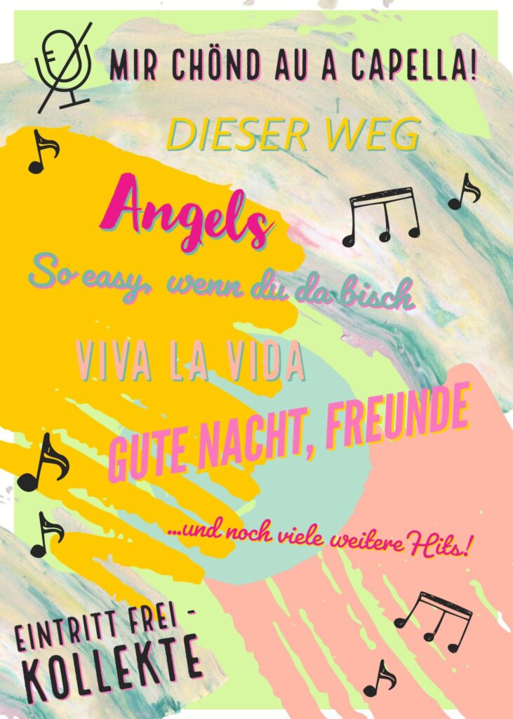 GENIAL TONAL MIR CHÖND AU A CAPELLA chor weinfelden WYFELDER – lokal informiert 01