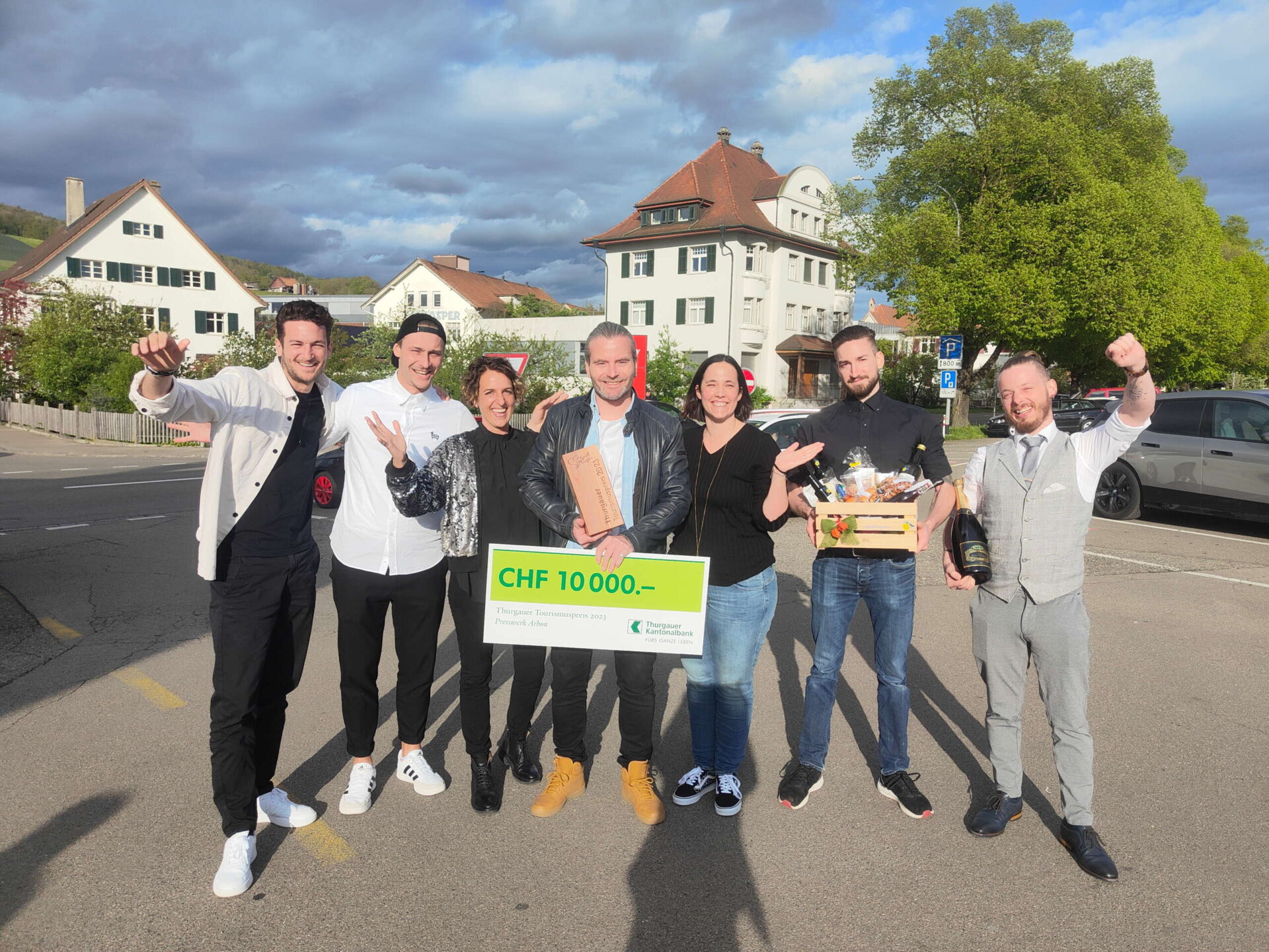 Gewinner_Tourismuspreis_2023, Lukas Gmür mit Team, Copyright: Thurgau Tourismus