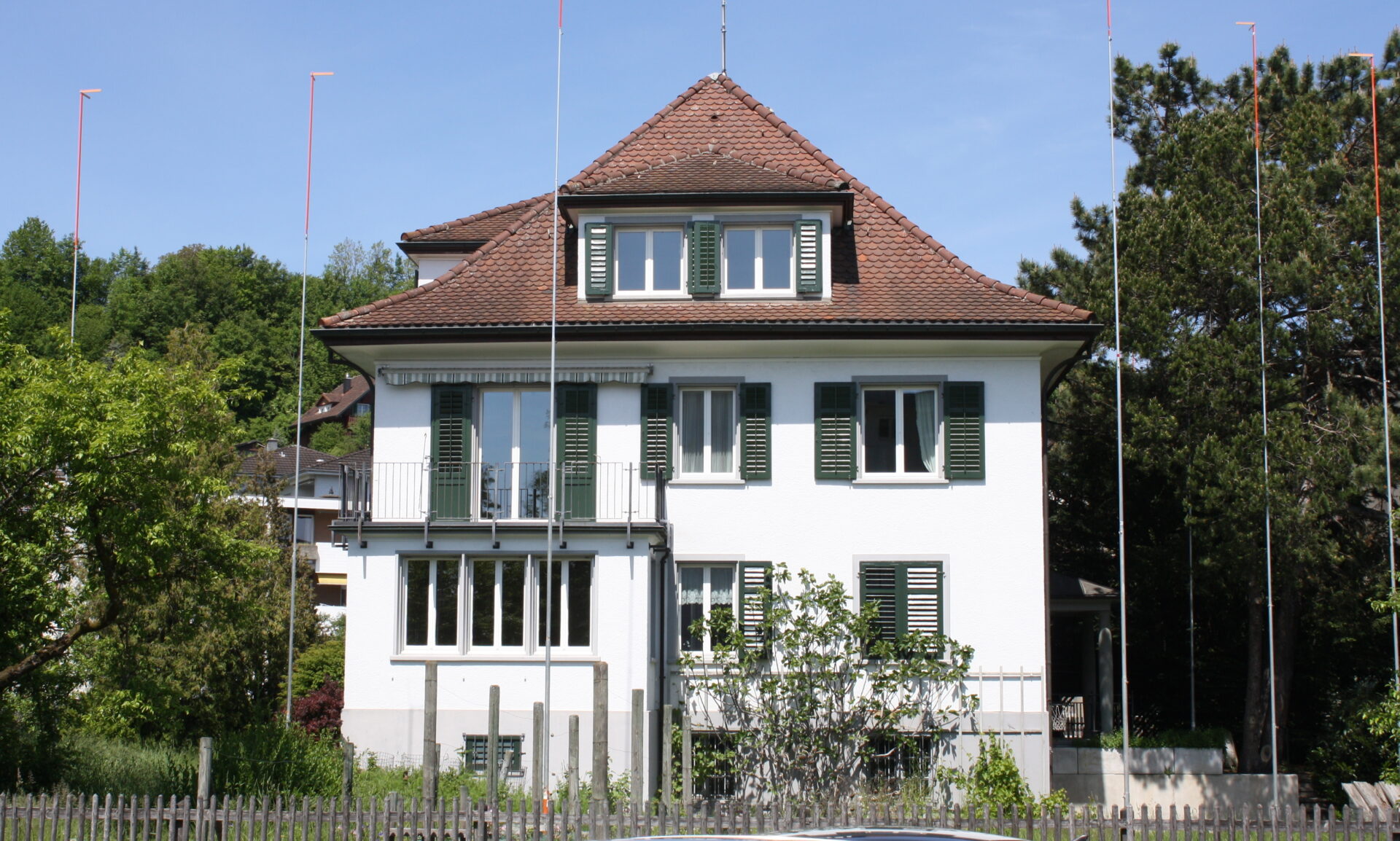 Das Wohnhaus Amriswilerstrasse 54, 2020 ersetzt durch ein Mehrfamilienhaus.