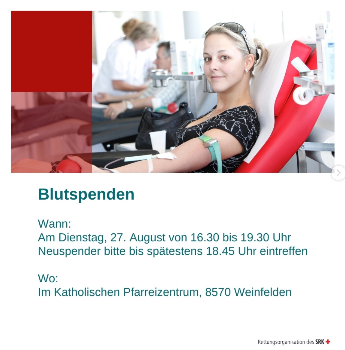 Vollblutspende 8570 Weinfelden