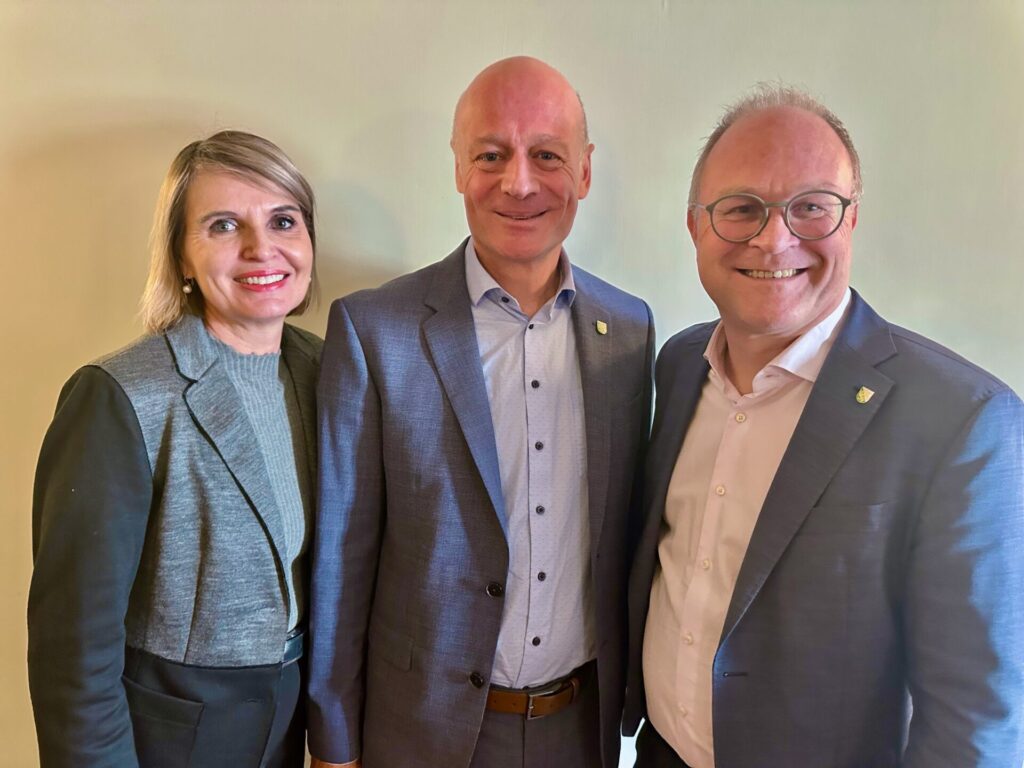 Das Präsidium der GLP Thurgau. Von links: Nicole Zeitner, Stefan Leuthold, Reto Ammann