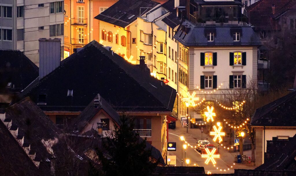 weihnachtsbeleuchtung stadt weinfelden wyfelder lokal informiert