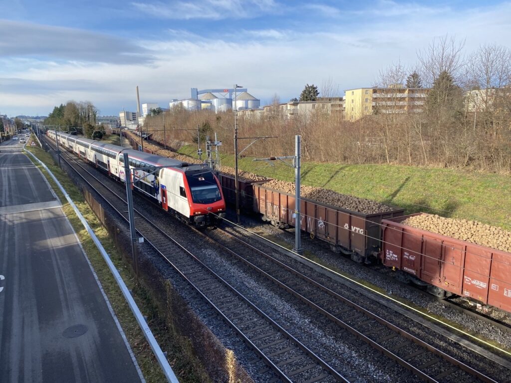 Historischer Bahntransport bringt letzte Rüben nach Frauenfeld wyfelder weinfelden 00004