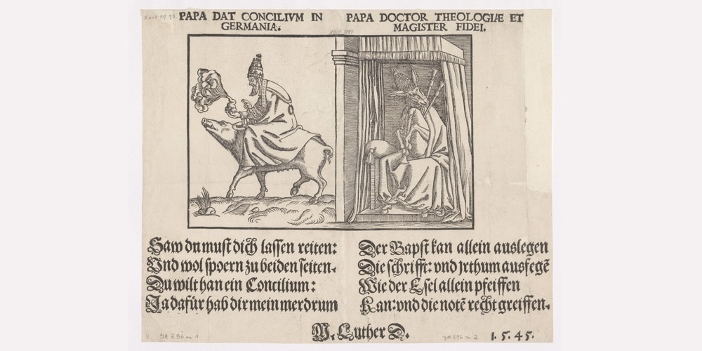 Satirisches Flugblatt 1545_Staatsbiliothek zu Berlin