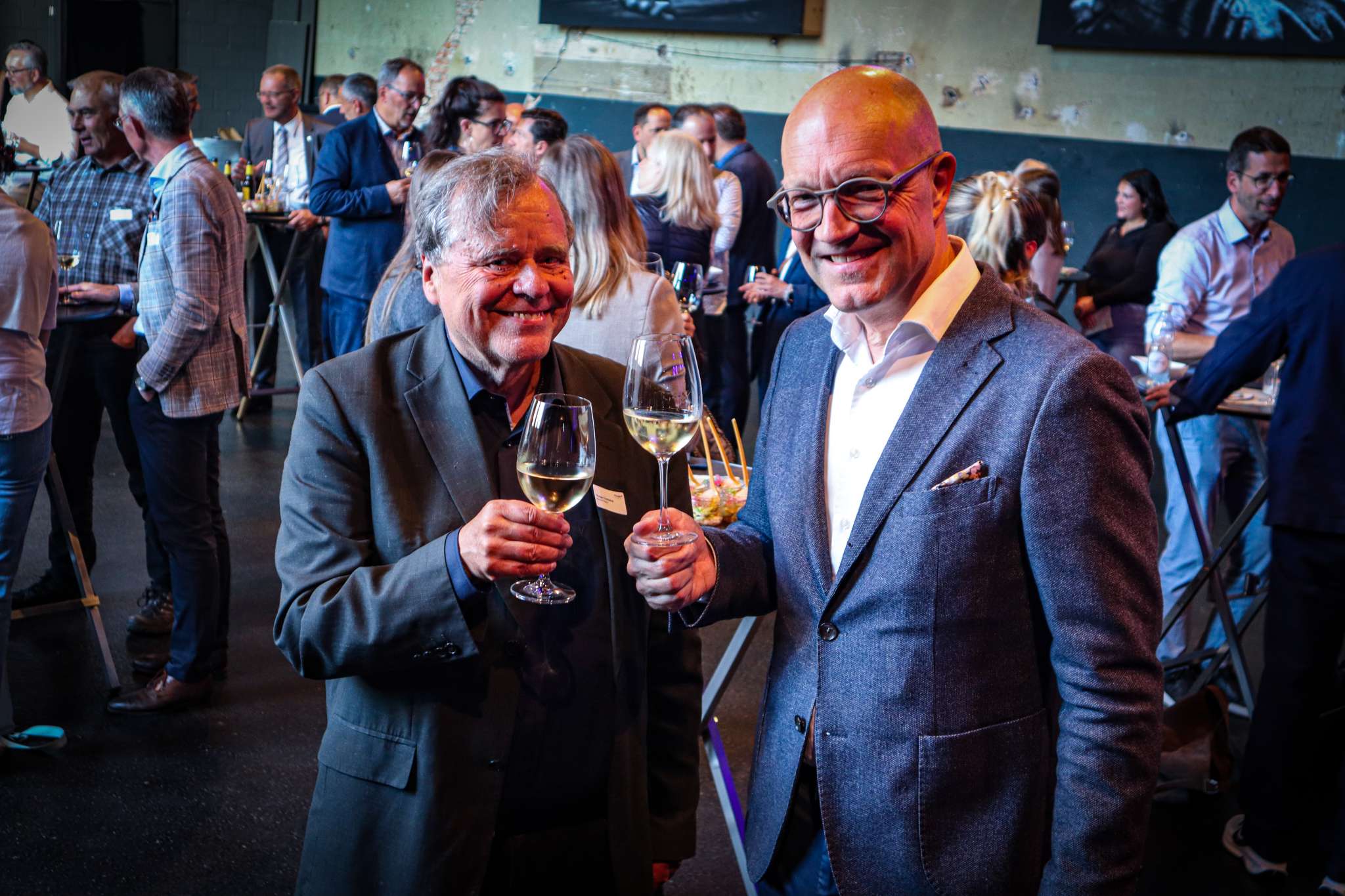 Amtierender Präsident Werner Fritschi mit Nachfolger Rolf Müller, Copyright: Thurgau Tourismus