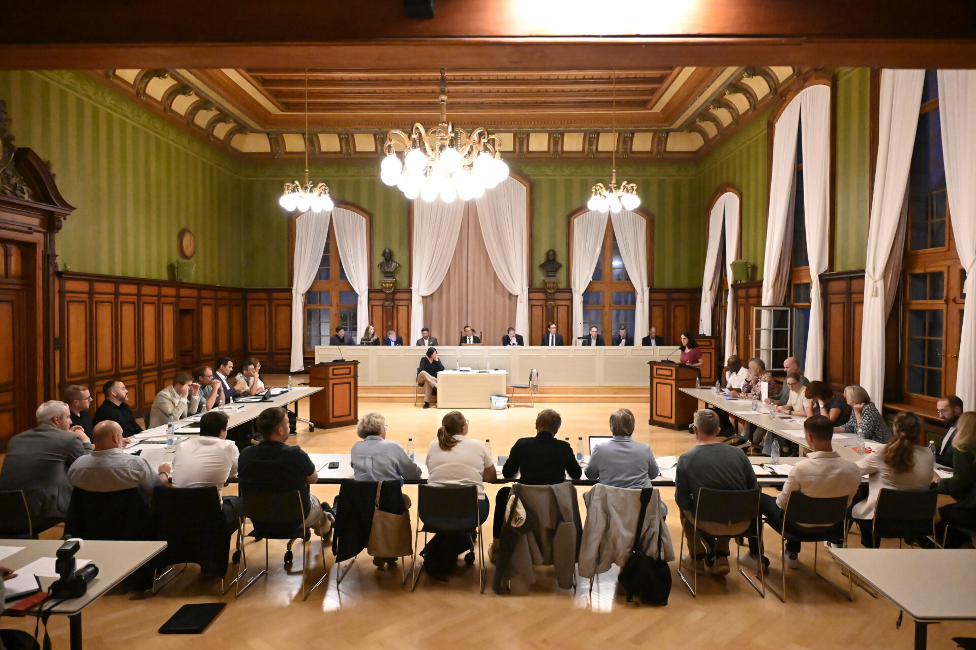 Blick in die Septembersitzung des Weinfelder Stadtparlaments. (Bild: Stadt Weinfelden)