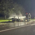 Istighofen: Anhänger in Brand geraten Istighofen: Anhänger in Brand geraten