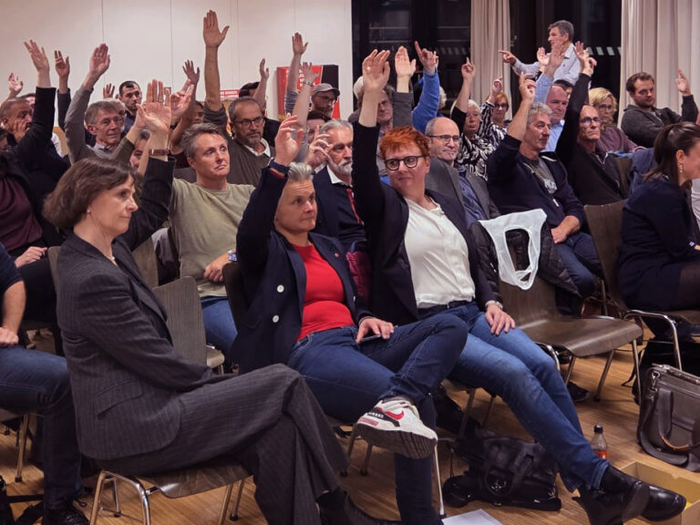 Die Mitglieder der SP Thurgau stimmen einstimmig Ja zur Initiative für eine Zukunft.