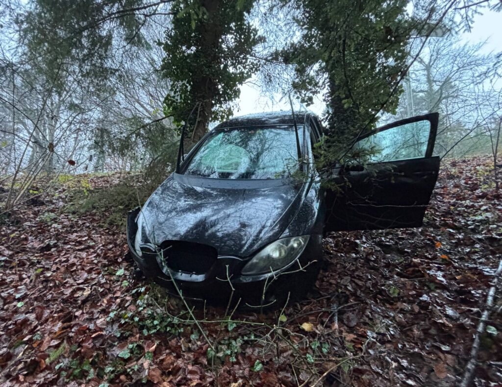 Beim Unfall wurde niemand verletzt. (Bild: Kantonspolizei Thurgau)