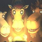 WELTKULTUR, EIN BACH UND DREI KAMELE