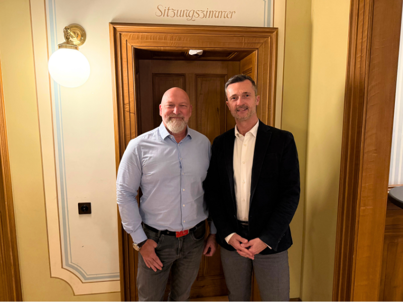 René Ramseier übernimmt ab März 2026 das Ressort Tiefbau, Daniel Engeli das Ressort Öffentliche Sicherheit. (Bild: Stadt Weinfelden)